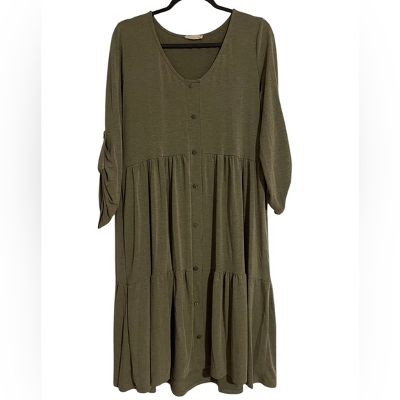 Dresses & Skirts - 💜 Reb in J 220 olive green dress